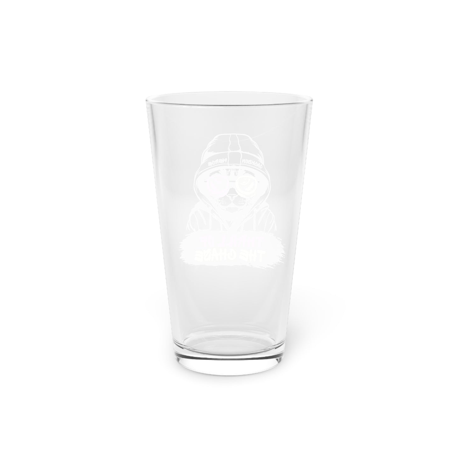 'Thrill of the Chase' Pint Glass, 16oz