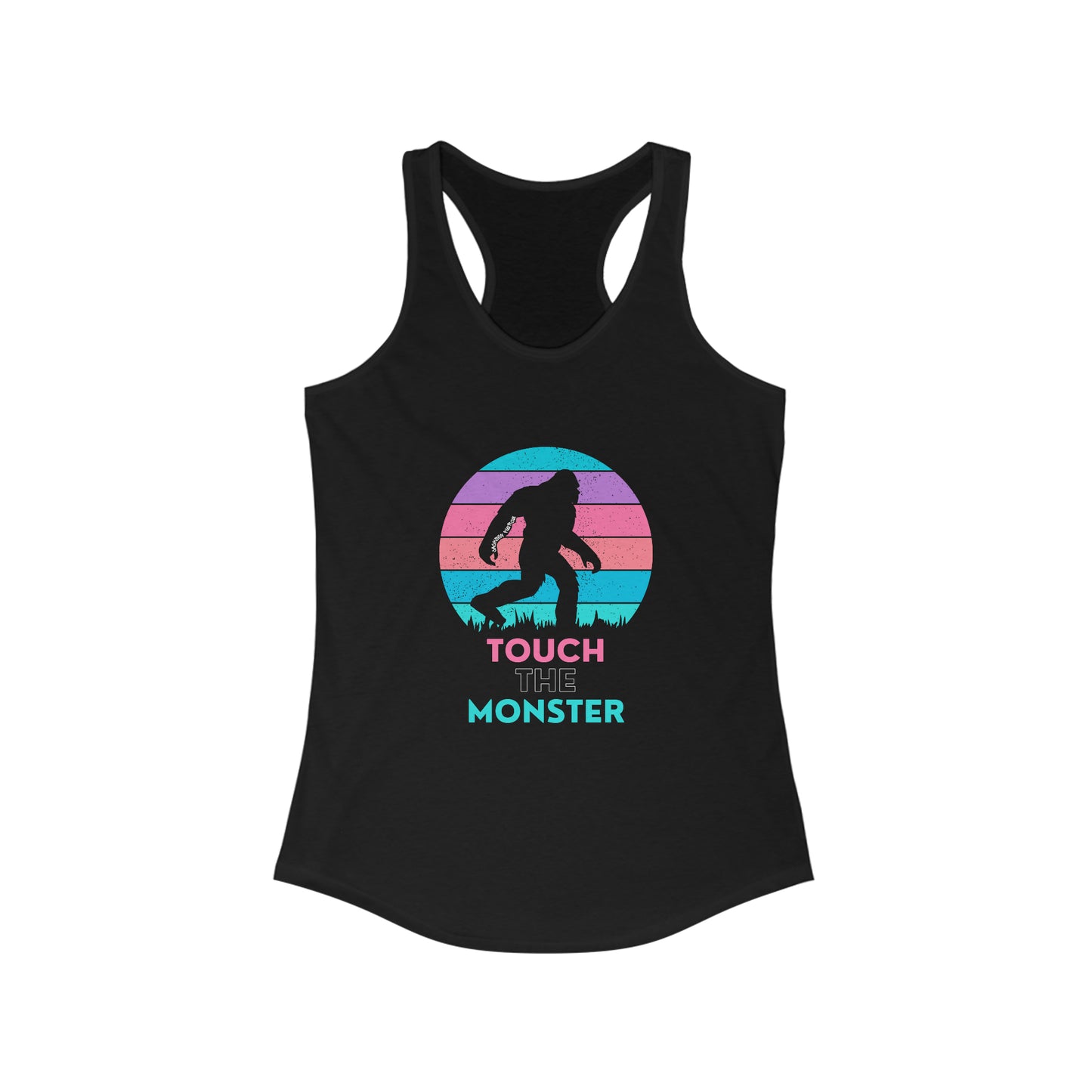 'Touch the Monster' [Option 2] Women's Ideal Racerback Tank