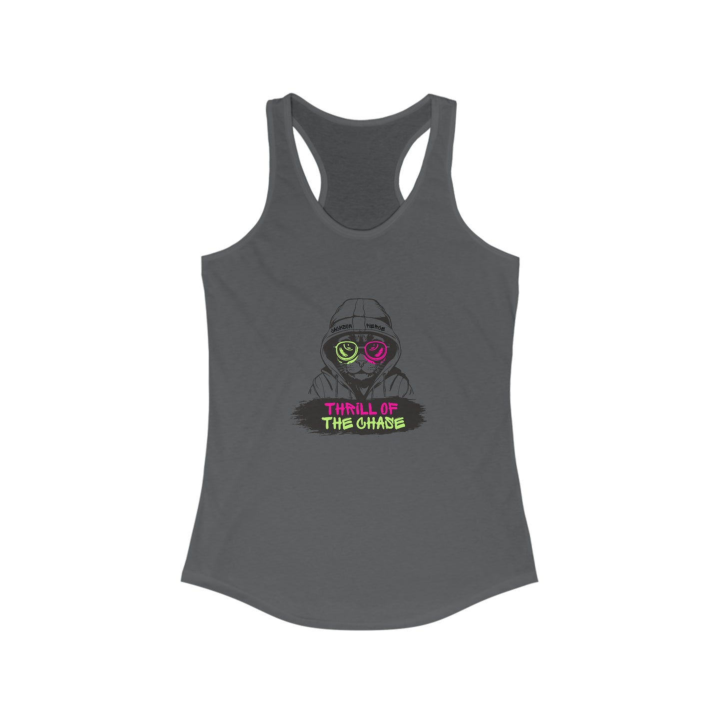 'Thrill of the Chase' Women's Ideal Racerback Tank