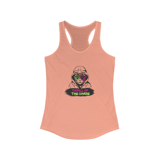 'Thrill of the Chase' Women's Ideal Racerback Tank
