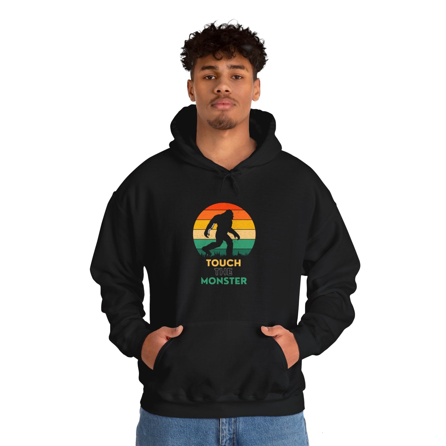 'Touch the Monster' Unisex Heavy Blend™ Hooded Sweatshirt