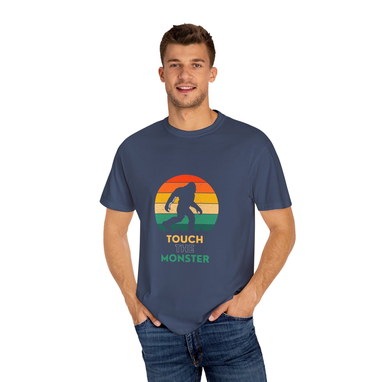 'Touch the Monster' Unisex Garment-Dyed T-shirt